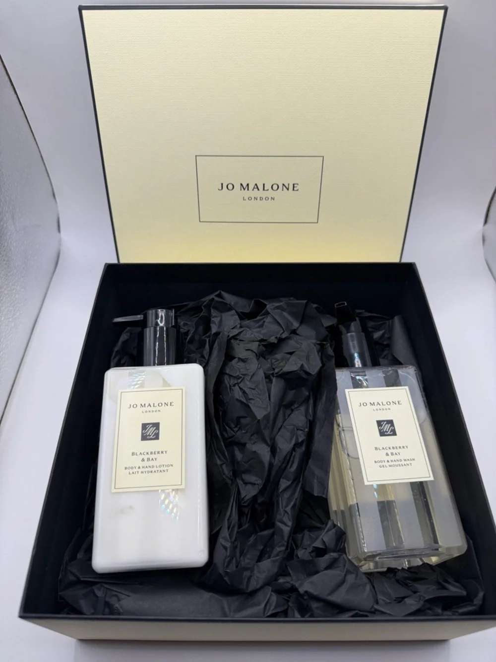 Jo Malone, BlackBerry & Bay Wash & Lotion Gift Set, NEW!!
